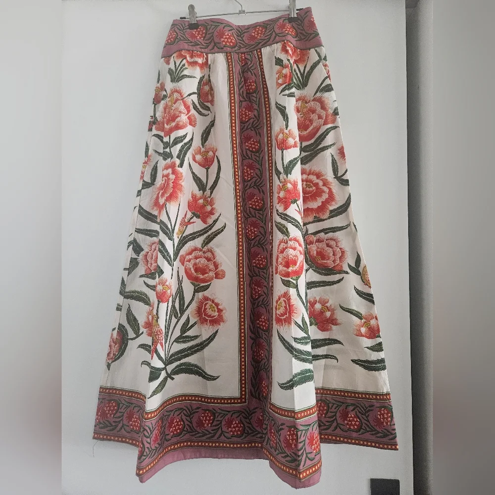 Farm Rio Off White Ainika Skirt, size XS, NWT - Picture 4 of 4